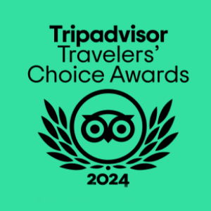 2024 Tripadvisor Travelers Choice Award green logo
