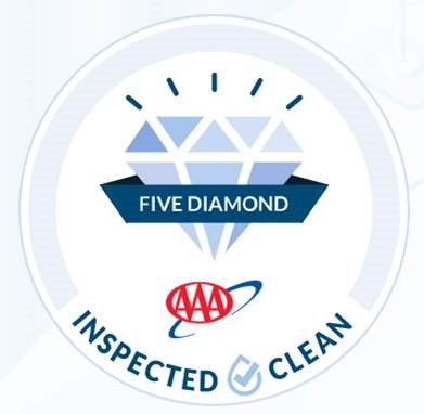 AAA Inspected Clean Five Diamond Award