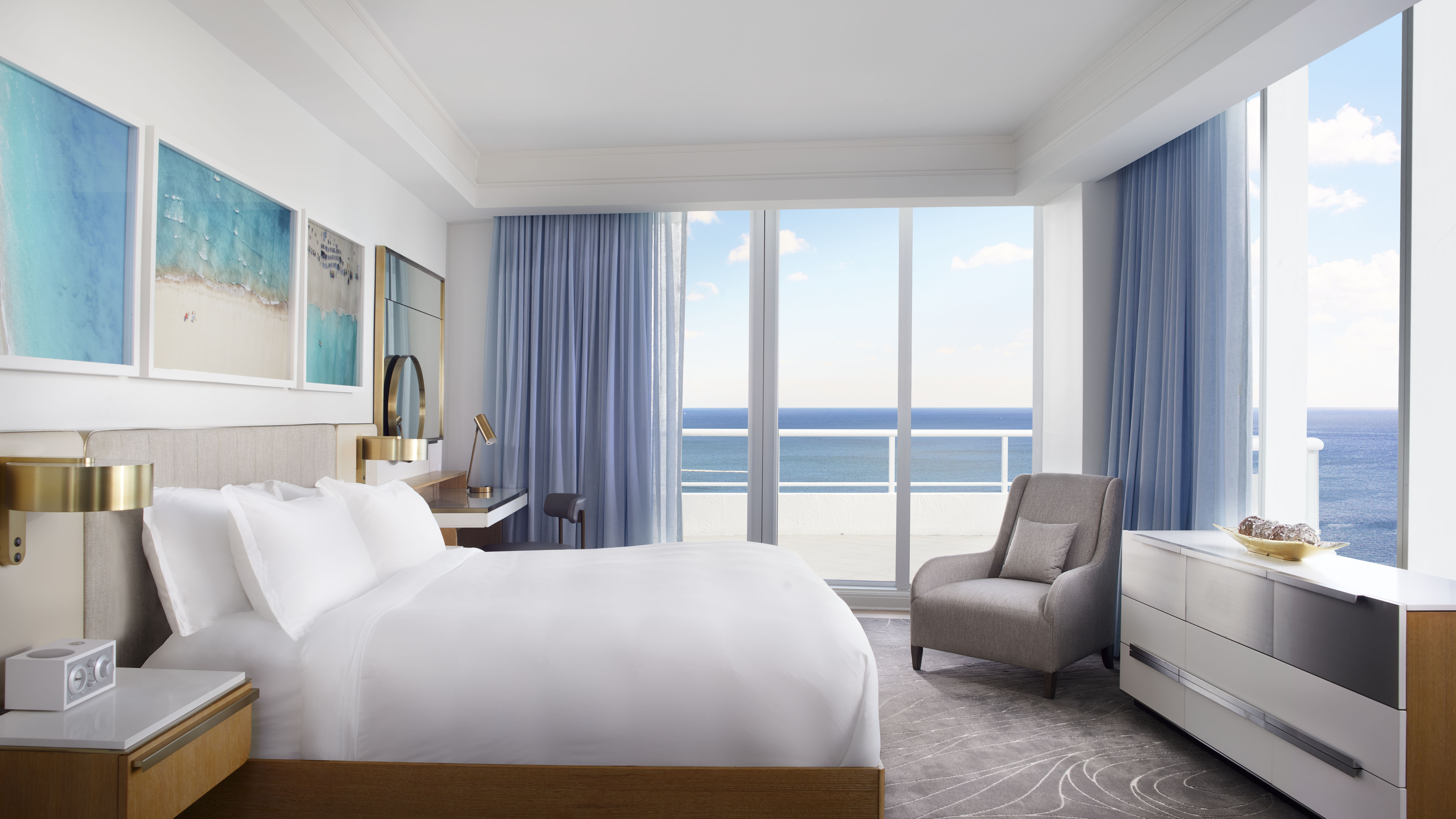 Two-Bedroom Ocean Front Residential Suite - King Bedroom